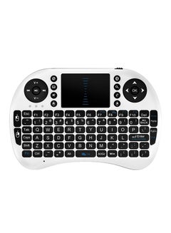 Buy Mini Wireless RC-Keyboard With Touchpad White/Black in UAE