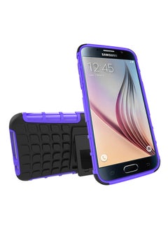 Buy Protective Case Cover With Kickstand For Samsung Galaxy S7 Purple/Black in UAE