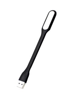 Buy Flexible LED USB Mini Night Reading Lamp Black in Saudi Arabia