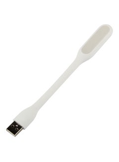 Buy Flexible LED USB Mini Night Reading Lamp White in Saudi Arabia