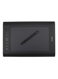 Buy Graphic Tablet With Stylus Pen Black in Saudi Arabia