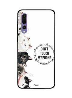 Buy Thermoplastic Polyurethane Skin Case Cover -for Huawei P20 Pro Cats Don't Touch My Phone Cats Don't Touch My Phone in UAE