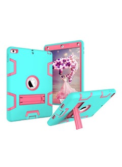 Buy Protective Case Cover For Apple iPad Mini 1/2/3 Mint Green/Rose Red in UAE