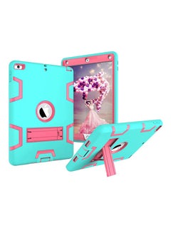 Buy Protective Case Cover For Apple iPad Mini 1/2/3 Mint Green/Rose Red in UAE