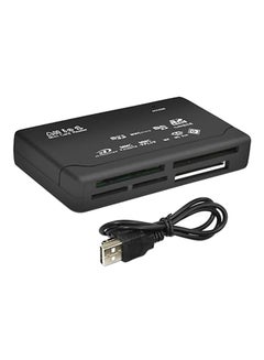 Buy All-In-1 USB Memory Card Reader Black in Saudi Arabia