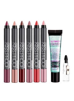 Buy Powdery Matte Kissproof Matte Lipstick Set Multicolour in UAE