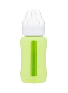 Buy Wide Neck Feeding Bottle With Sleeve, 240 ml in Saudi Arabia
