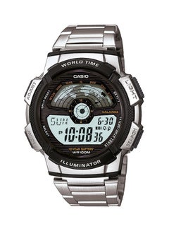 Buy Men's Digital Quartz Watch AE-1100WD-1AVDF - 44 mm - Silver in Saudi Arabia