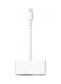 Buy Lightning To VGA Adapter White in Saudi Arabia