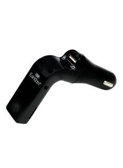 Buy Bluetooth Smart Sonic Speed USB MP3 Car Charger Black in UAE