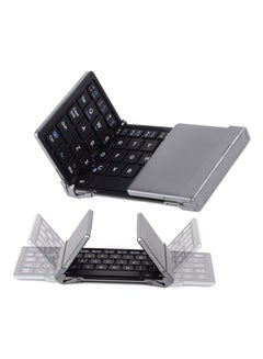 Buy EC Foldable Bluetooth Keyboard Black/Silver in Saudi Arabia