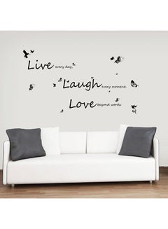 Buy Quote Wall Sticker Black 90x50centimeter in UAE