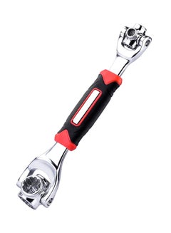 Buy 48-In-1 360-Degree Rotating Multi-Function Wrench Red/Silver in UAE