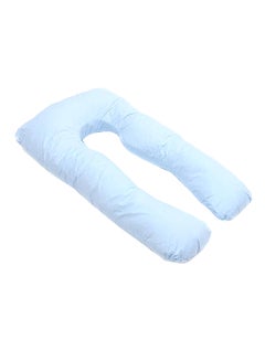 Buy U-Shaped Maternity Pillow cotton Blue 70x130cm in UAE