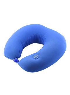 Buy Neck Massager Travel Pillow Blue in UAE