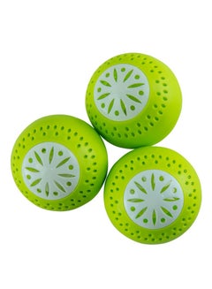 Buy 3-Piece Fridge Ball Set Green/White in UAE