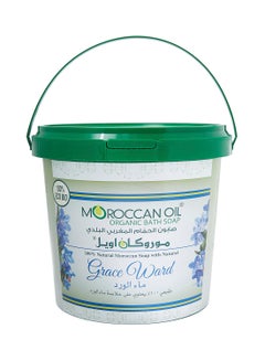 اشتري دلو صابون الحمام المغربي البلدي بماء الورد 4كجم في الامارات