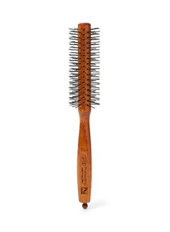 Buy Quadra Natural Handle Bristle Brush Black/Brown 40grams in UAE