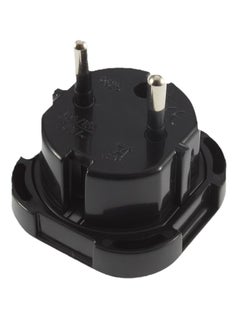 Buy UK To EU AC Travel Plug Adapter Black in Saudi Arabia