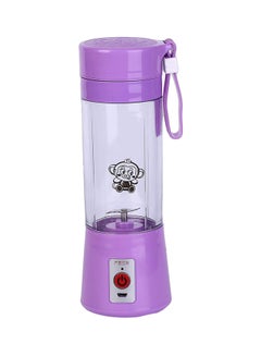 Buy USB Electric  Smoothie Maker Juice Cup 380.0 ml 200.0 W ZK1623404 Purple/Clear in UAE