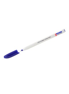 Buy 50-Piece Quick Ball Pen Set White/Blue in UAE