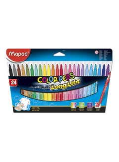 Buy 24-Piece Color Peps Felt Pens Multicolour in UAE