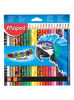 Buy 24-Piece Coloring Pencils Multicolour in UAE