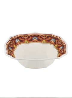 Buy Melamine Soup Bowl White/Red/Yellow 5.5inch in UAE