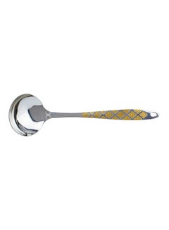 Buy Stainless Steel Soup Ladle Silver/Gold 37cm in UAE