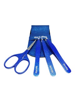 Buy 4-Piece Manicure Kit Blue in UAE