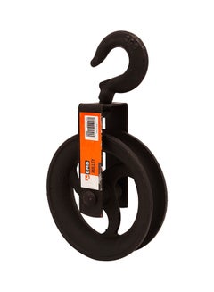 Buy Hand Wheel Rope Pulley Black 180mm in Saudi Arabia