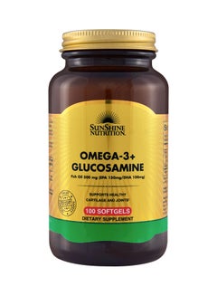 Buy Omega 3 Plus Glucosamine - 100 Softgels in UAE