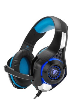 Buy GM-1 LED Over-Ear Gaming Wired Headset With Mic For PS4 /PS5 /XOne /XSeries /Nswitch /PC in UAE