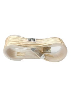 Buy Micro USB Data Sync Charging Cable Gold in Saudi Arabia