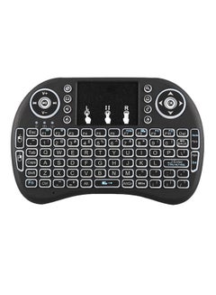 Buy I8 Wireless RC-Keyboard With Touchpad Black in Saudi Arabia