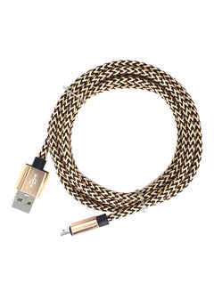 Buy Micro USB Fast Charging Cable Gold in Saudi Arabia