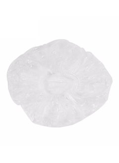 Buy Pack of 20 Disposable Elastic shower Cap Clear in Saudi Arabia