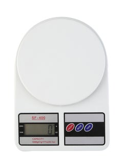 Buy Electronic Digital Kitchen Scale White in UAE