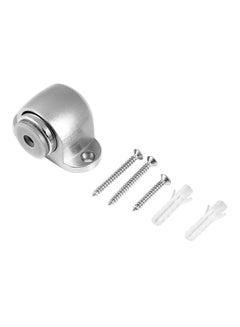 Buy Powerful Mini Strong Magnetic Door Stopper Silver in Saudi Arabia