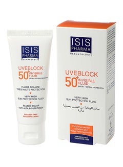 Buy UVE Block Fluid Sunscreen SPF 50+ 40ml in Saudi Arabia