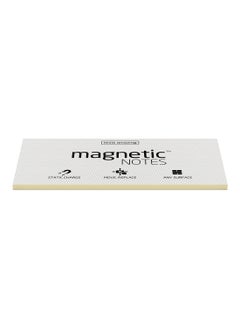 Buy 100-Sheets Magnetic Notes - Large Transparent in UAE