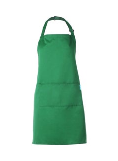 Buy Esonmus Kitchen Apron With Adjustable Neck Belt And 2 Pockets Green 67grams in Egypt