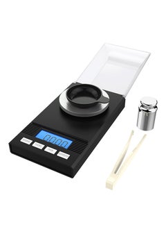 Buy High Precision Digital Scale Black 70grams in UAE