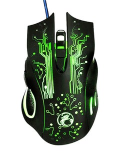 Buy Wired Optical Gaming Mouse Blue/Black in Saudi Arabia