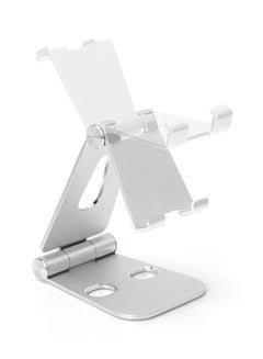 Buy Universal Foldable Mobile And Tablet Holder Silver in Egypt