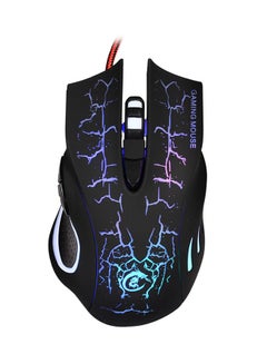 Buy 6D Optical USB Wired Gaming Mouse Black/Red in UAE