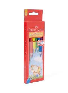 Buy 6-Piece Jumbo Colour Pencil Set Multicolour in UAE