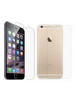 Buy Front And Back Double Screen Protector For Apple iPhone 6 Clear in Saudi Arabia