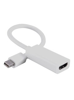 Buy Mini DP To HDMI Adapter Cable White in UAE