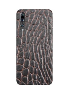 Buy Protective Case Cover For Huawei P20 Pro Cowhide Leather (Brown-Black) in Saudi Arabia